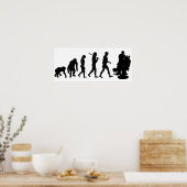 理容師美容師美容師 ポスター (キッチン)