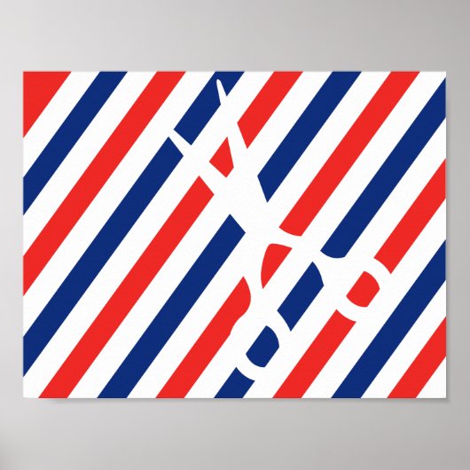 理容師鋏 ポスター (正面)