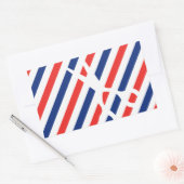 理容師鋏 長方形シール (封筒)