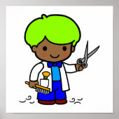理容師1 ポスター (正面)