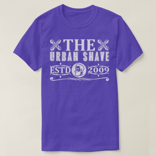 理容師2009年創業2 Tシャツ (デザイン正面)