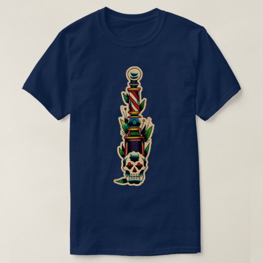 理容師27 1 Tシャツ (デザイン正面)