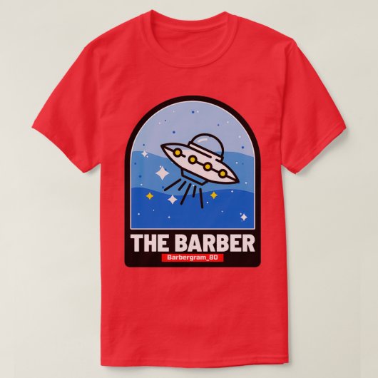 理容師28 Tシャツ (デザイン正面)