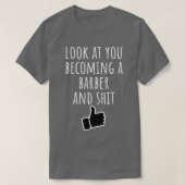 理容師2 Tシャツ (デザイン正面)