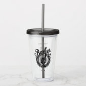 理容師 アクリルタンブラー (正面)