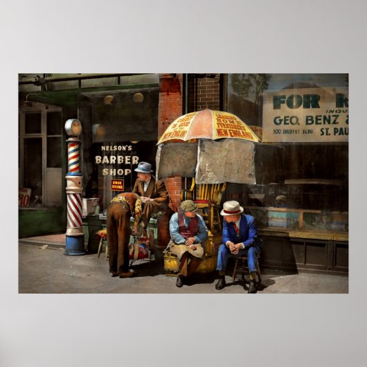 理容師 – アットネルソン理容師ショップ1937 ポスター (正面)