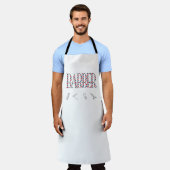 理容師 エプロン (着用した状態)