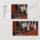 理容師-カウンターの… 名刺 (正面/裏面)