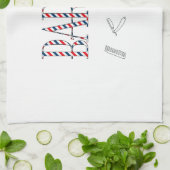 理容師 キッチンタオル (折り畳み)