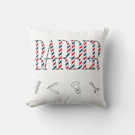 理容師 クッション (正面)