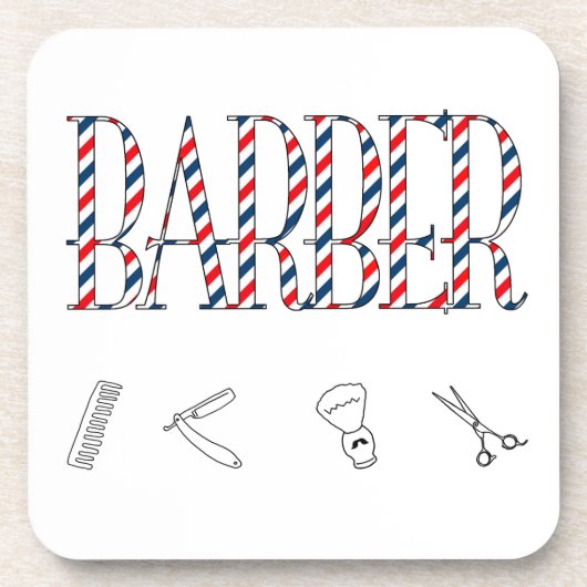 理容師 コースター (正面)