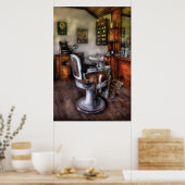 理容師 – ザ理容師椅子 ポスター (キッチン)