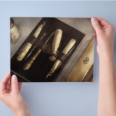 理容師 – シェービング – シェービングキット チラシ (手)