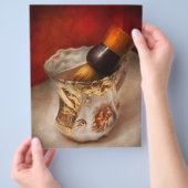 理容師 – シェービング – バーベリングの美しい チラシ (手)