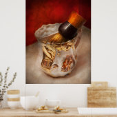 理容師 – シェービング – バーベリングの美しい ポスター (キッチン)