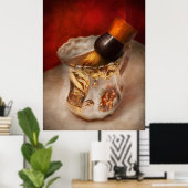 理容師 – シェービング – バーベリングの美しい ポスター (ホームオフィス)