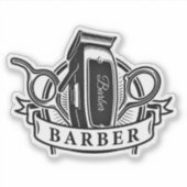 理容師 シール (正面)