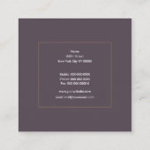 理容師 スクエア名刺 (裏面)