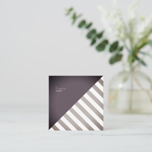 理容師 スクエア名刺 (スタンド正面)