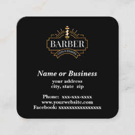 理容師 スクエア名刺