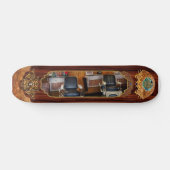 理容師 – フレンチタウン, NJ - 2つの古い理容師の椅子 スケートボード (横)