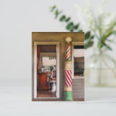 理容師 – ヘアカットが必要 ポストカード (スタンド正面)