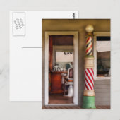 理容師 – ヘアカットが必要 ポストカード (正面/裏面)