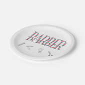 理容師 ペーパープレート (アングル)