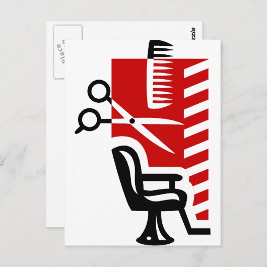 理容師 ポストカード (正面/裏面)