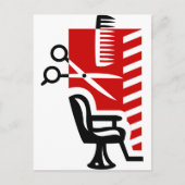 理容師 ポストカード (正面)