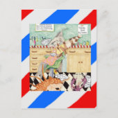 理容師 ポストカード (正面)