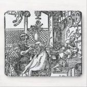 理容師 マウスパッド (正面)