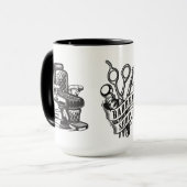 理容師 マグカップ (正面左)
