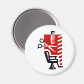 理容師 マグネット (正面/裏面)