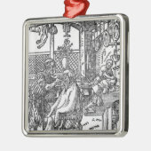 理容師 メタルオーナメント (左)