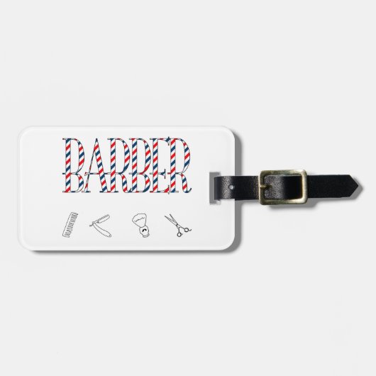 理容師 ラゲッジタグ (正面横)