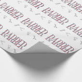 理容師 ラッピングペーパー (角)