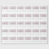 理容師 ラッピングペーパー (フラット)