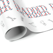 理容師 ラッピングペーパー (ロールコーナー)