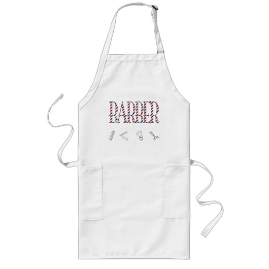 理容師 ロングエプロン (正面)