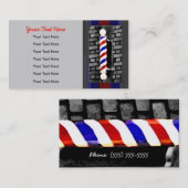 理容師/人の美容師の名刺 名刺 (正面/裏面)