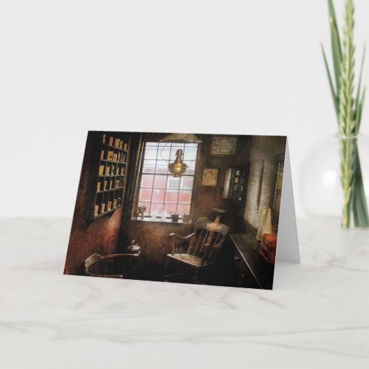 理容師 – 古い日 シーズンカード (正面)