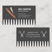 理容師 名刺 (正面/裏面)