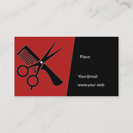 理容師 名刺 (裏面)