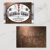 理容師 名刺 (正面/裏面)