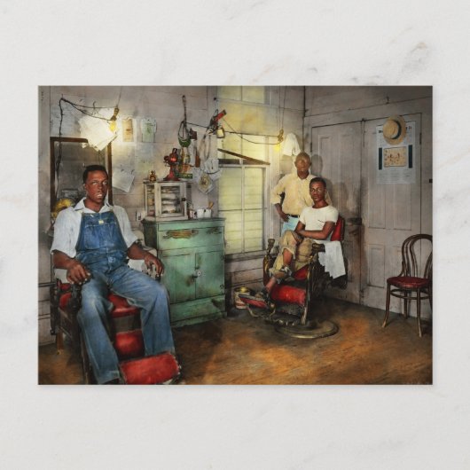 理容師 – 家族所有1942 ポストカード (正面)