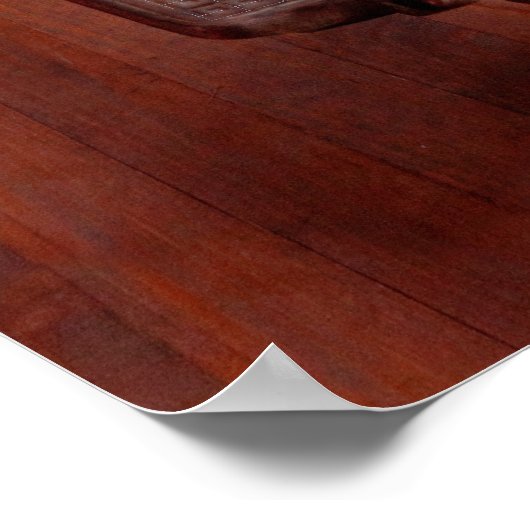 理容師 – 席に座って ポスター (角)