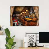 理容師 – 日曜日に終了 ポスター (ホームオフィス)