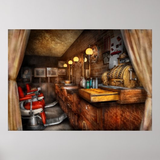 理容師 – 日曜日に終了 ポスター (正面)