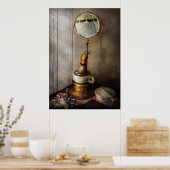 理容師 – 朝のひげそり ポスター (キッチン)